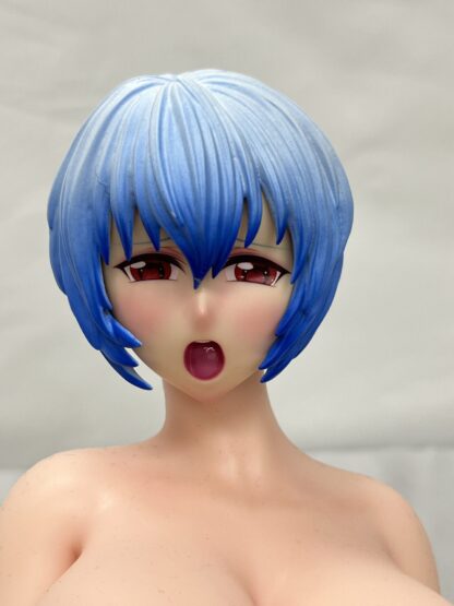 【中古美品】Ling Yun Studio　NeonGenesis　Evangelion　Rei　Ayanami　プラヘッド2個　TPEボディワイヤータイプ　約69cm　 - 画像 (5)