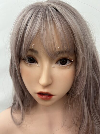 【中古】Yearndoll 明里ヘッド　口可動有　陰部吸引、全身ヒート、口腔吸引、口腔ヒート付　通電確認済み　ソフトお腹、お尻　トップ級シリコン　超ソフト胸、ボディ　Kカップ　指骨格　ホール一体型　ゼリー胸　自立加工有　オーラル可　約162cm　DF4964 - 画像 (3)