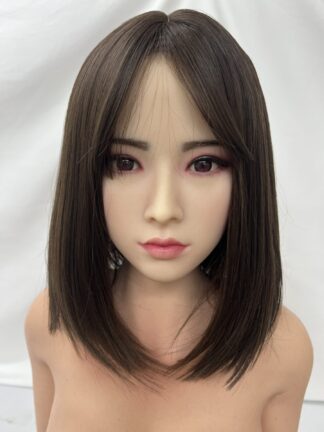 【中古】COSDOLL＃7シリコンヘッド+DLDOLLシリコンボディ　リアルメイク　吸引機能　音声機能付き　動作確認済み　指骨格　ホール一体型　ゼリー胸　自立加工有　約159cm　DF5063