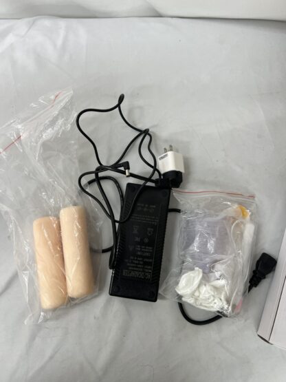 【中古美品】TPEドール　爆乳　ホール脱着式　ゼリー胸　自立加工有　指骨格　ヒート機能動作未確認　未使用ホール二個付き　約170cm　DF5076 - 画像 (19)