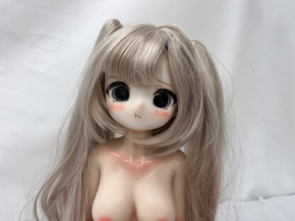 【新古品・未使用】MOZUDOLL 魔族人形 ソフビヘッド＋シリコン製ボディ 約65cm 比奈 専用ケース付き DF5126 - 画像 (5)