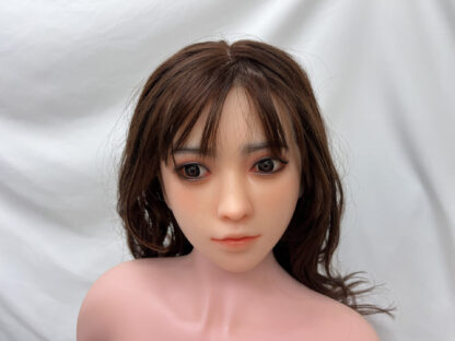 【中古】COSDOLL 木槿23番 フルシリコン製ヘッド（植毛） + TPE製 約165cm ゼリー胸 DF5132 - 画像 (4)