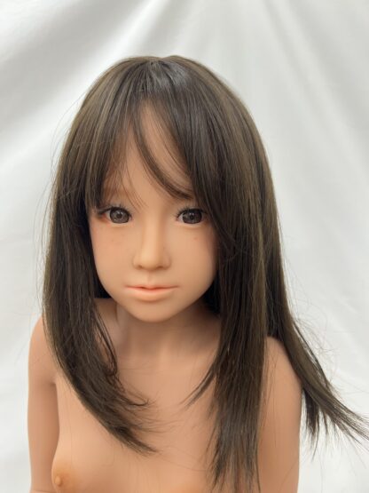 【中古】Momodoll TPE製 約132cm 小麦肌 Aカップ 楓ヘッド 口可動 EVO骨格 DF5099 - 画像 (4)