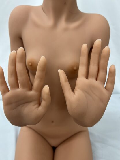 【中古】Momodoll TPE製 約132cm 小麦肌 Aカップ 楓ヘッド 口可動 EVO骨格 DF5099 - 画像 (8)