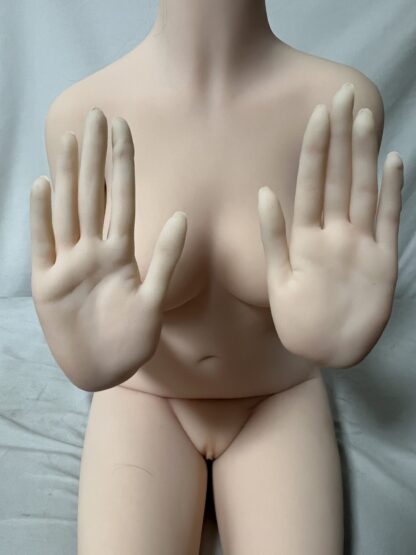 【中古美品】 WMDOLL　＃85　S-TPE　Bカップ　ホール脱着式　未使用ホール付き　ヒート機能　リアルメイク　ROS　指骨格　自立加工有　約145cm　DF5167 - 画像 (8)