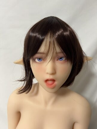 【中古美品】TPEドール　エルフヘッド　ホール一体型　中空胸　指骨格　自立加工有　約148cm　DF5180