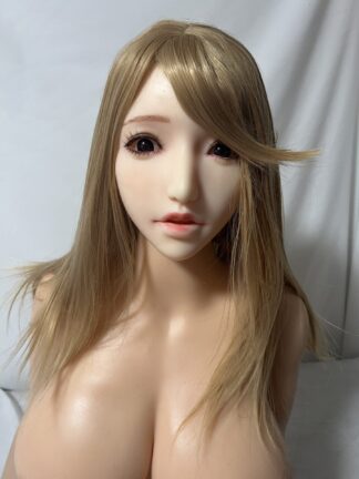 【中古】Sinodollシリコンボディ+不明硬質シリコンヘッド　ホール脱着式　ハードフット　ゼリー胸　約160cm　DF5178