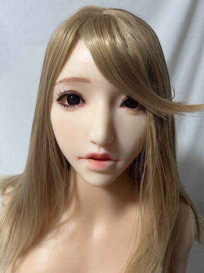 【中古】Sinodollシリコンボディ+不明硬質シリコンヘッド　ホール脱着式　ハードフット　ゼリー胸　約160cm　DF5178 - 画像 (3)