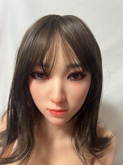 【中古】Sinodoll戦闘機シリコンボディ+メーカー不明S24硬質シリコンヘッド　ホール一体型　ハードフット　ゼリー胸　太もも柔らか仕上げ　約160cm　DF5176 - 画像 (3)