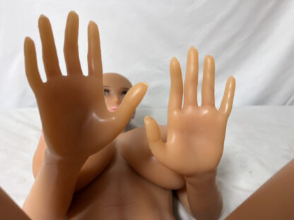 【中古】Piperdoll フルシリコン製 約100cm Jカップ Maiヘッド（シームレスヘッド） 小麦肌 ハードハンド・フット DF5211 - 画像 (11)