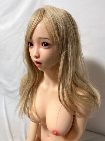 【中古】SHEDOLL 軟性シリコン製 洛小乙ヘッド（口稼働有り）＋ COSDOLL TPE製 約148cm Dカップ DF5220 - 画像 (3)