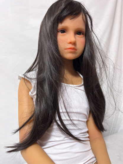 【中古】CATDOLL TPE製 約123cm Asian tone 超リアルメイク Sashaヘッド 指関節あり ホール一体型 DF5237 - 画像 (4)