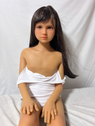 【中古】CATDOLL TPE製 約123cm Asian tone 超リアルメイク Sashaヘッド 指関節あり ホール一体型 DF5237