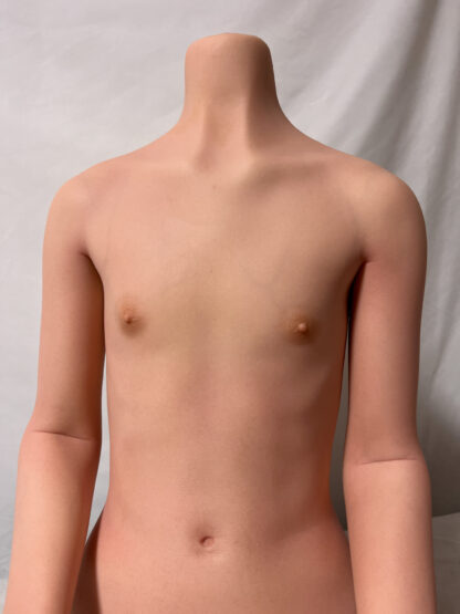 【中古】WAXDOLL フルシリコン製 約142cm #2ヘッド 指関節あり ホール一体型 DF5234 - 画像 (7)