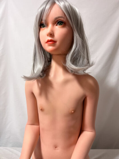 【中古】WAXDOLL フルシリコン製 約142cm #2ヘッド 指関節あり ホール一体型 DF5234 - 画像 (2)