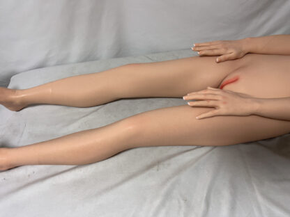 【中古・美品】FUDOLL フルシリコン製 約146cm #J002 植毛・口稼働あり 指関節 ゼリー胸 ホール一体型 DF5252 - 画像 (18)