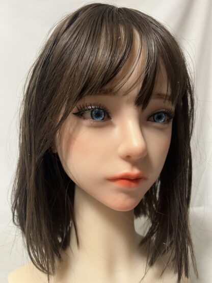 【中古美品】Shedoll　軟性シリコンヘッド　口可動有　眉毛植毛　DF5219 - 画像 (3)