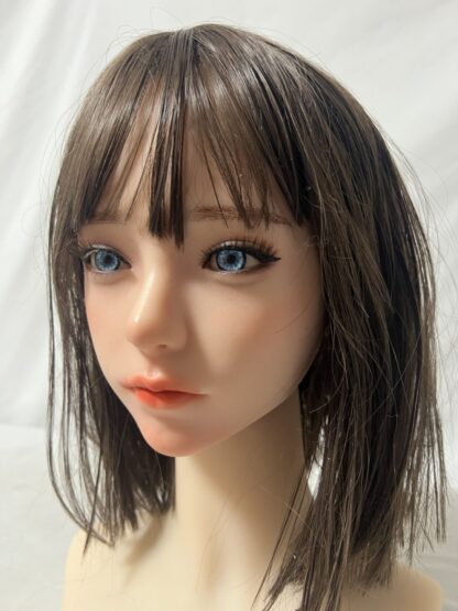 【中古美品】Shedoll　軟性シリコンヘッド　口可動有　眉毛植毛　DF5219 - 画像 (5)