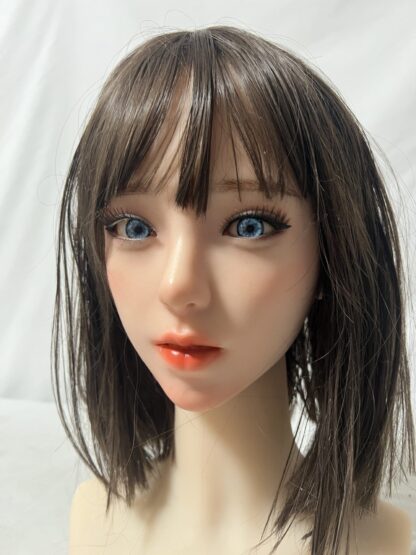 【中古美品】Shedoll　軟性シリコンヘッド　口可動有　眉毛植毛　DF5219 - 画像 (4)
