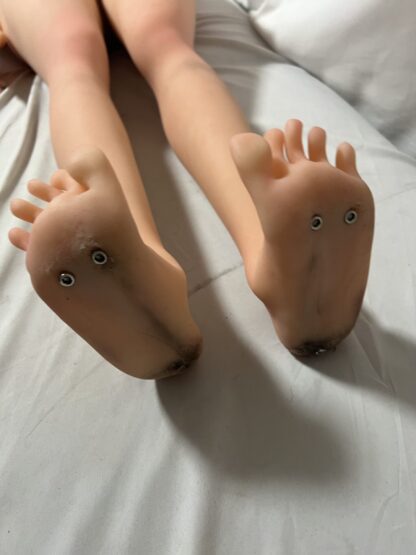 【中古美品】Realgirl　シリコンヘッド+TPEボディ　指骨格　ホール一体型　中空胸　自立加工有　約158cm　DF5217 - 画像 (10)