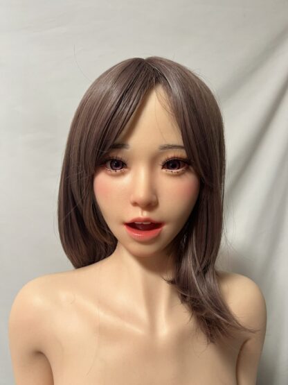 【中古超美品】MLW　美亜軟性シリコンヘッド　口可動有　舌付　ホール一体型　Bカップ　超リアルメイク　指骨格-　ゼリー胸　自立加工有　フルシリコン　約148cm　DF5247 - 画像 (3)
