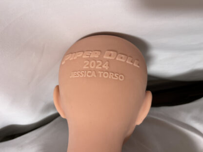 【中古美品】Piperdoll TPE製 トルソー型 約75cm Kカップ 小麦肌 JESSICA シームレスヘッド DF5294 - 画像 (8)