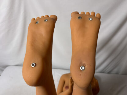 【中古美品】Yearndoll TPE製 約135cm ボディ単品のみ 小麦肌 小胸 ホール脱着式 DF5293 - 画像 (5)