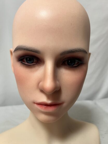 【中古超美品】Irontechdoll 　シリコンヘッド単品　＃S38　眉毛まつ毛植毛　IT001 - 画像 (5)