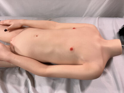 【中古美品】WAXDOLL フルシリコン製 約142cm #GD09ヘッド 植毛 指関節あり ホール一体型 DF5319 - 画像 (7)