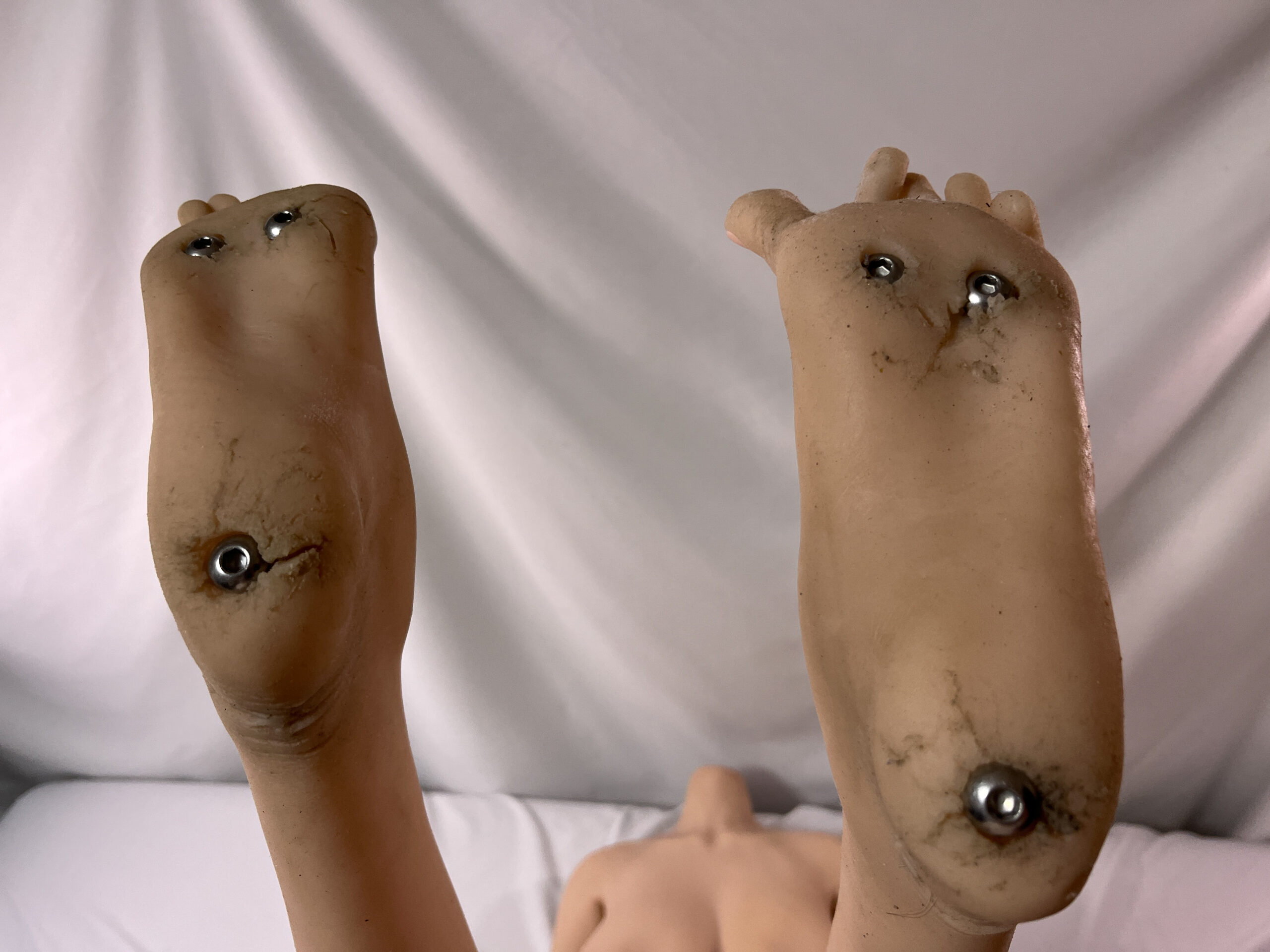 【中古ジャンク品】TPE製 ボディ単品のみ 約150cm ホール一体型 ゼリー胸 DF5349 - 画像 (16)