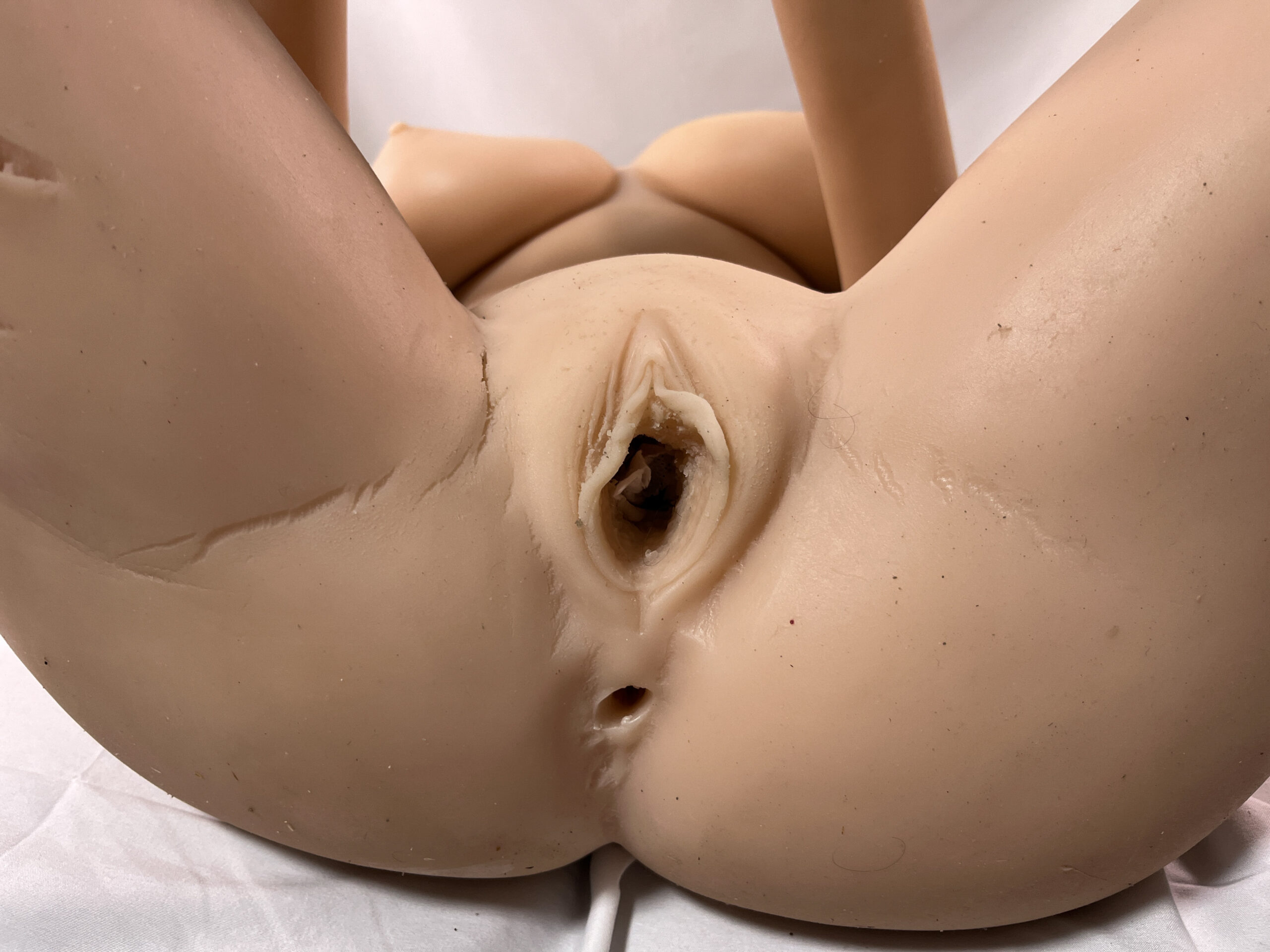 【中古ジャンク品】TPE製 ボディ単品のみ 約150cm ホール一体型 ゼリー胸 DF5349 - 画像 (12)