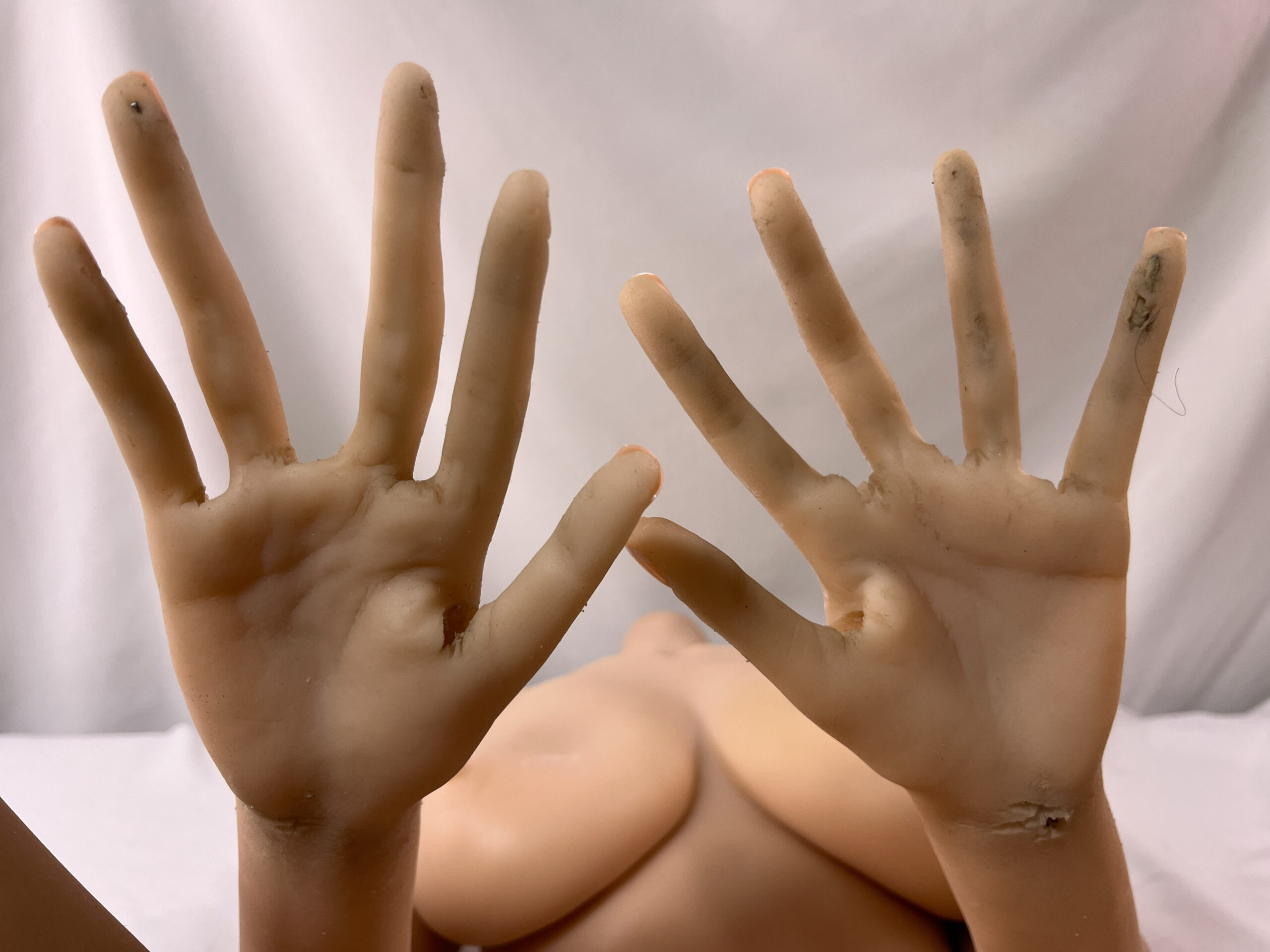 【中古ジャンク品】TPE製 ボディ単品のみ 約150cm ホール一体型 ゼリー胸 DF5349 - 画像 (11)