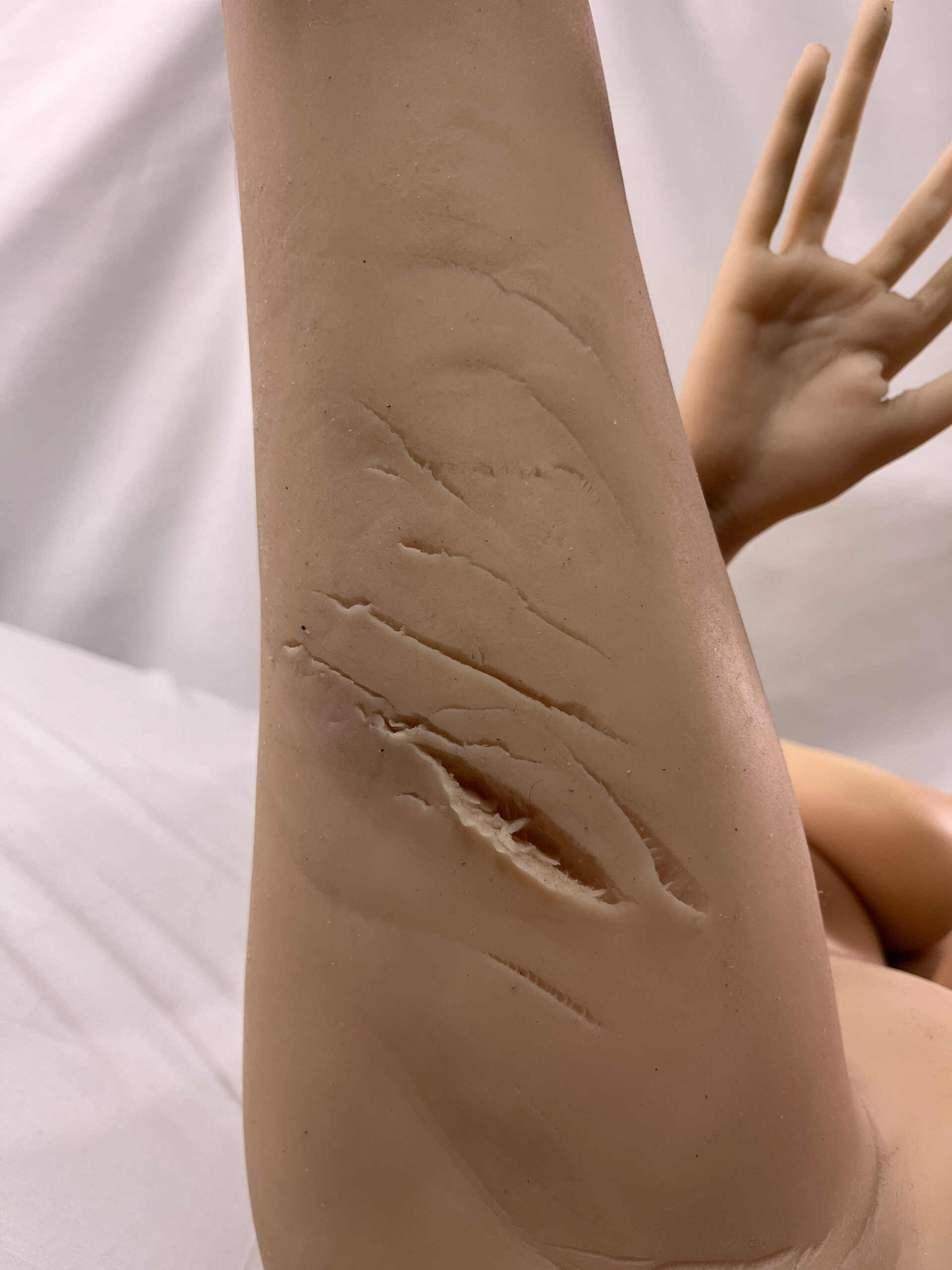 【中古ジャンク品】TPE製 ボディ単品のみ 約150cm ホール一体型 ゼリー胸 DF5349 - 画像 (10)