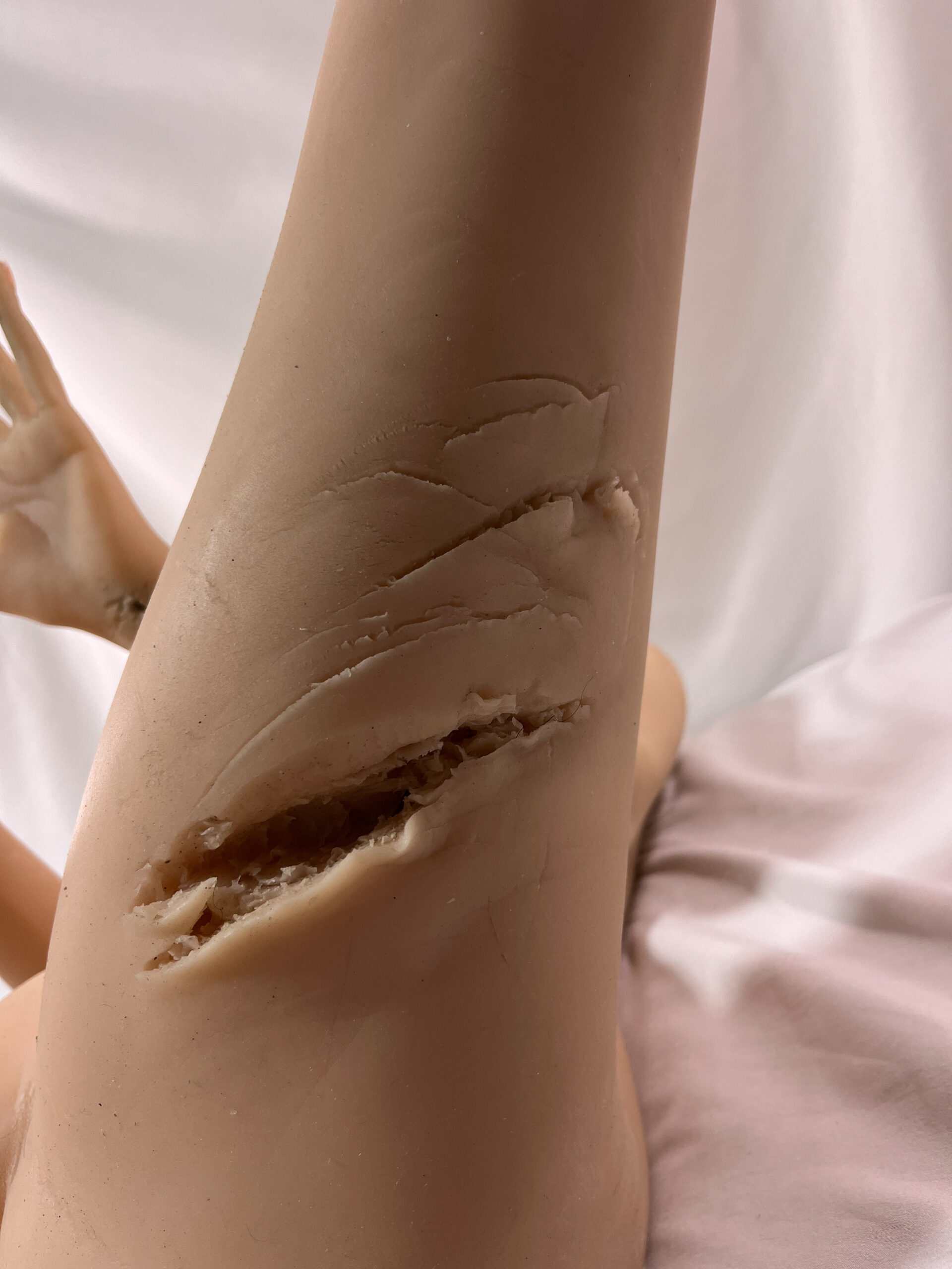 【中古ジャンク品】TPE製 ボディ単品のみ 約150cm ホール一体型 ゼリー胸 DF5349 - 画像 (9)