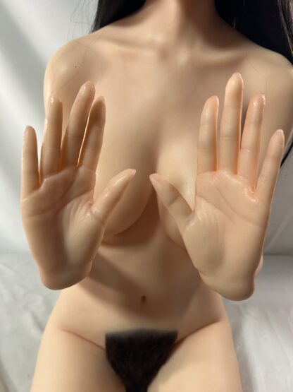 【中古・未使用品】RZRDOLL 人造人 フルシリコン製 植毛 紀香ヘッド 約170cm ハードフット ホール未使用 DFRZR-H - 画像 (5)