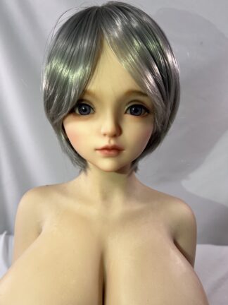 【中古美品】Sanhuidoll　フルシリコン　シームレス　口可動有　ホール一体型　ゼリー胸　自立加工有　約103cm　DF5326
