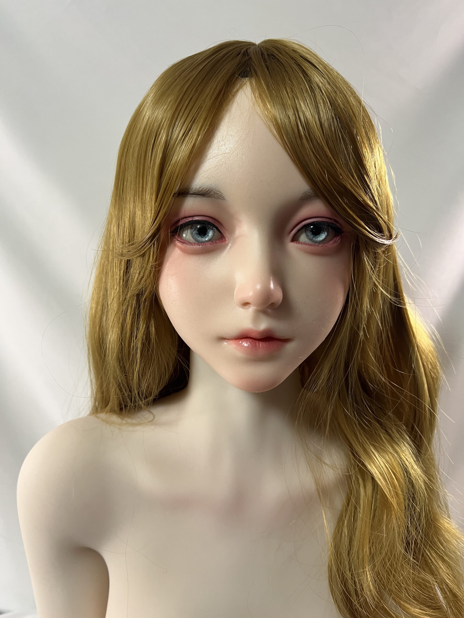 【中古美品】FUDOLL #J002シリコンヘッド+S-TPEボディ Bカップ ホール一体型 ゼリー胸 自立加工有 約150cm DF5338 - 画像 (2)