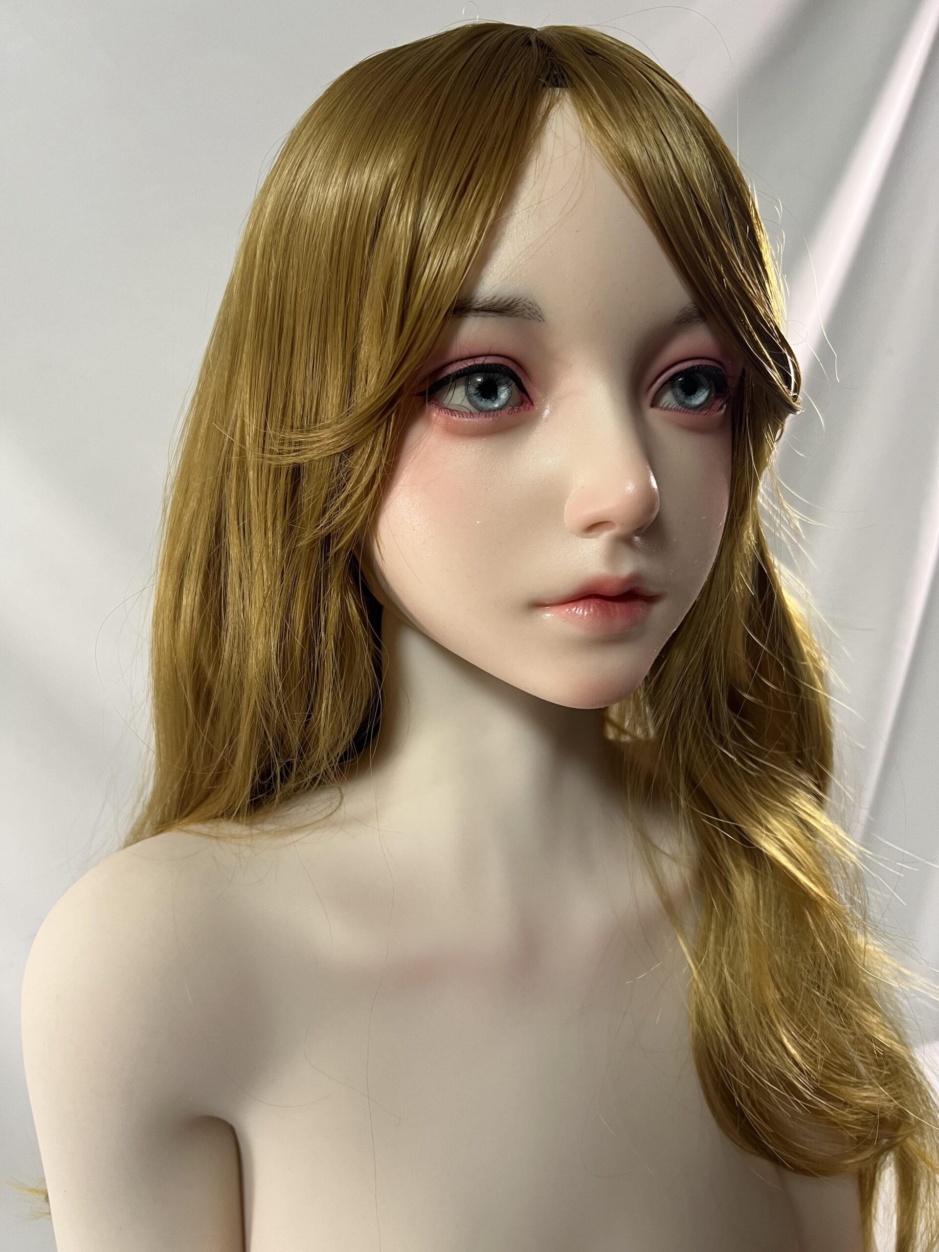 【中古美品】FUDOLL #J002シリコンヘッド+S-TPEボディ Bカップ ホール一体型 ゼリー胸 自立加工有 約150cm DF5338 - 画像 (3)