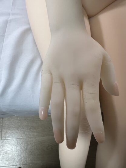 【中古】Aotumedoll　ボディのみ　TPE製　ホール一体型　中空胸　自立加工有　約135cm（ヘッド込み時）DF5304 - 画像 (5)