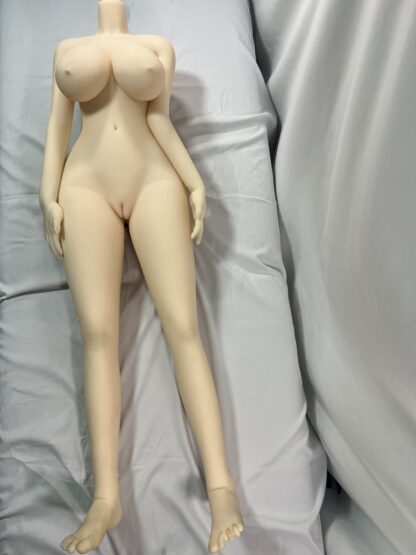 【中古】Aotumedoll　ボディのみ　TPE製　ホール一体型　中空胸　自立加工有　約135cm（ヘッド込み時）DF5304 - 画像 (8)