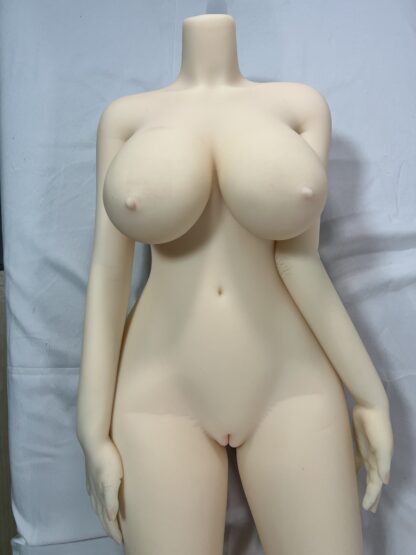 【中古】Aotumedoll　ボディのみ　TPE製　ホール一体型　中空胸　自立加工有　約135cm（ヘッド込み時）DF5304 - 画像 (9)