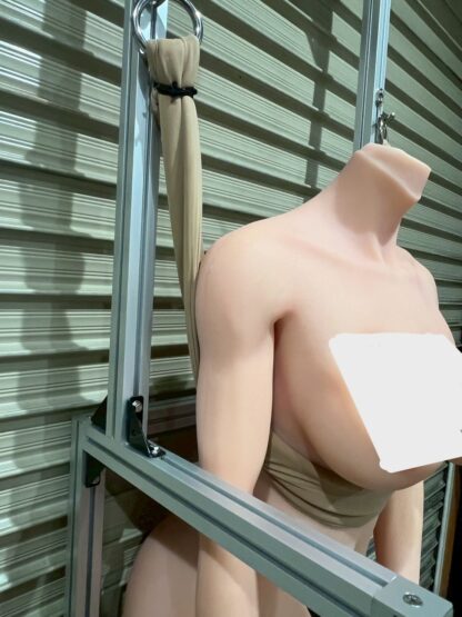 【中古】ラブドール設置台（アルミ製） キャスター・ストッパー付き 吊り下げ式 約13kg DF-STAND001 - 画像 (6)