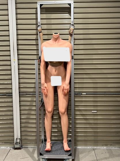 【中古】ラブドール設置台（アルミ製） キャスター・ストッパー付き 吊り下げ式 約13kg DF-STAND001 - 画像 (3)