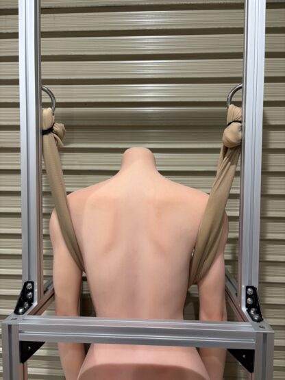 【中古】ラブドール設置台（アルミ製） キャスター・ストッパー付き 吊り下げ式 約13kg DF-STAND001 - 画像 (2)