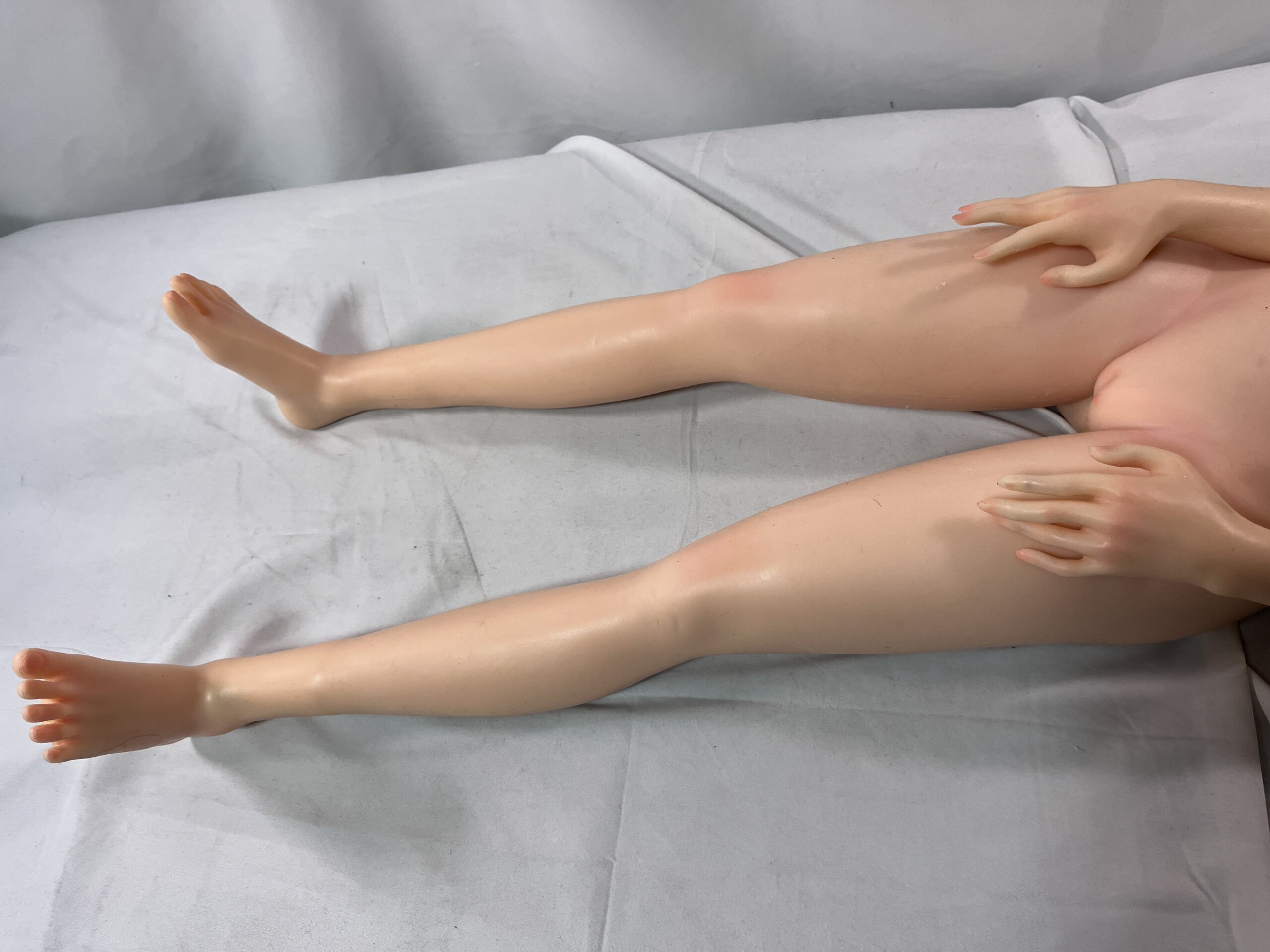 【中古】色気美人 フルシリコン製ボディ単品のみ 約80cm 尻尾付き ゼリー胸 DF5387 - 画像 (14)