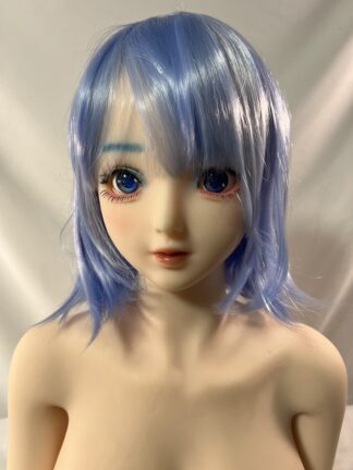 【中古美品】TPEドール　アニメヘッド　ホール一体型　ゼリー胸　自立加工有　約145cm　DF5385