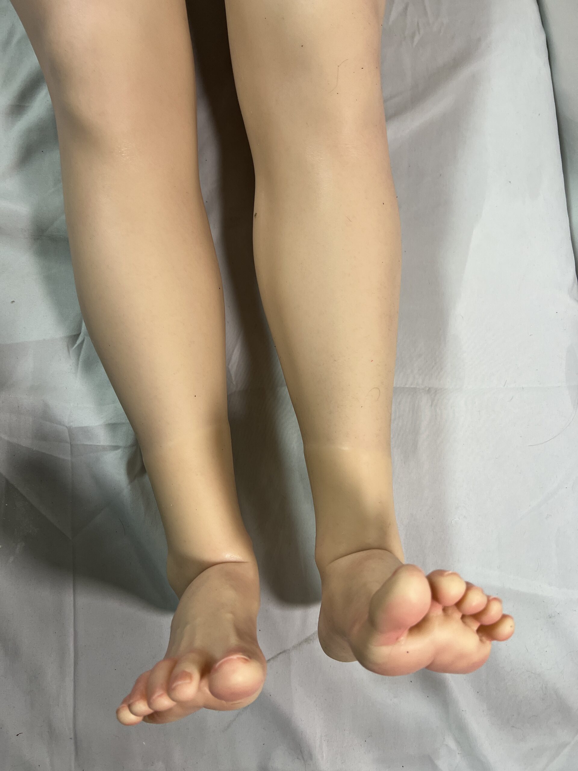 【中古美品】Starpery Saner硬質シリコンヘッド+DollSeniorFカップシリコンボディ ホール一体型 指骨格 ハードハンドフット ゼリー胸 約160cm DF5398 - 画像 (12)