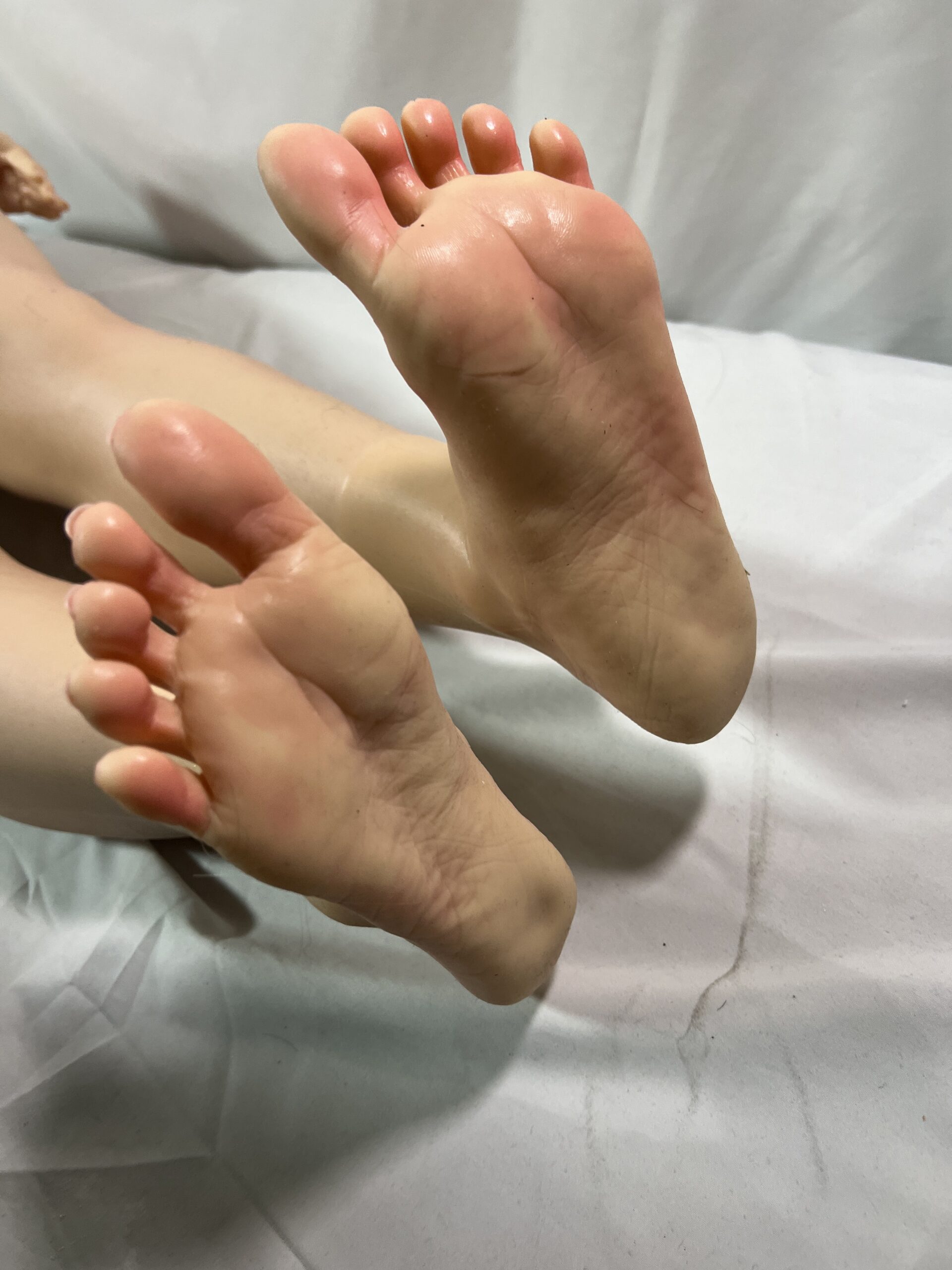 【中古美品】Starpery Saner硬質シリコンヘッド+DollSeniorFカップシリコンボディ ホール一体型 指骨格 ハードハンドフット ゼリー胸 約160cm DF5398 - 画像 (13)