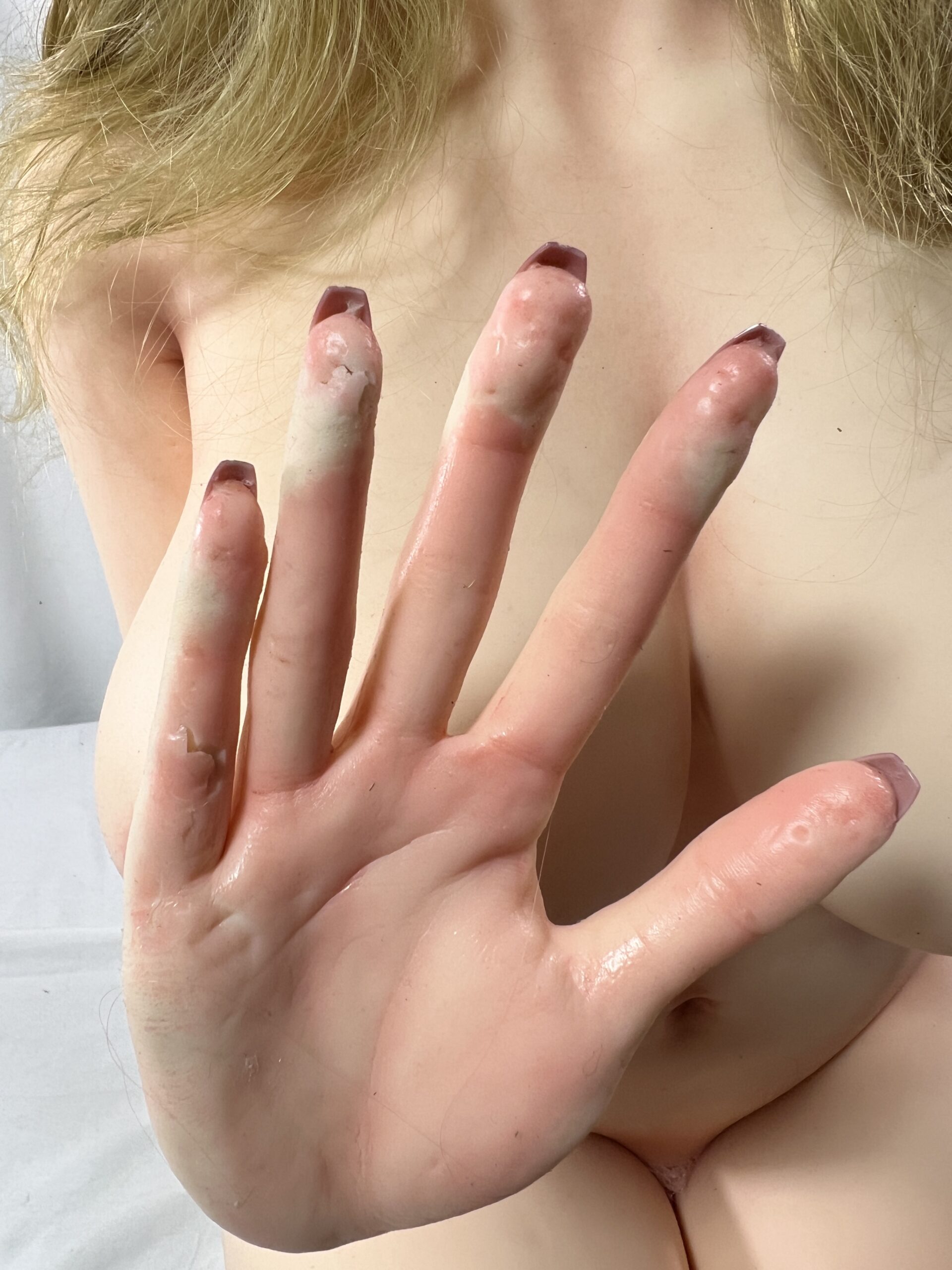 【中古】Irontechdoll 硬質シリコンヘッド 指骨格 ホール脱着式 ゼリー胸 自立加工有 約165cm DF5402 - 画像 (6)