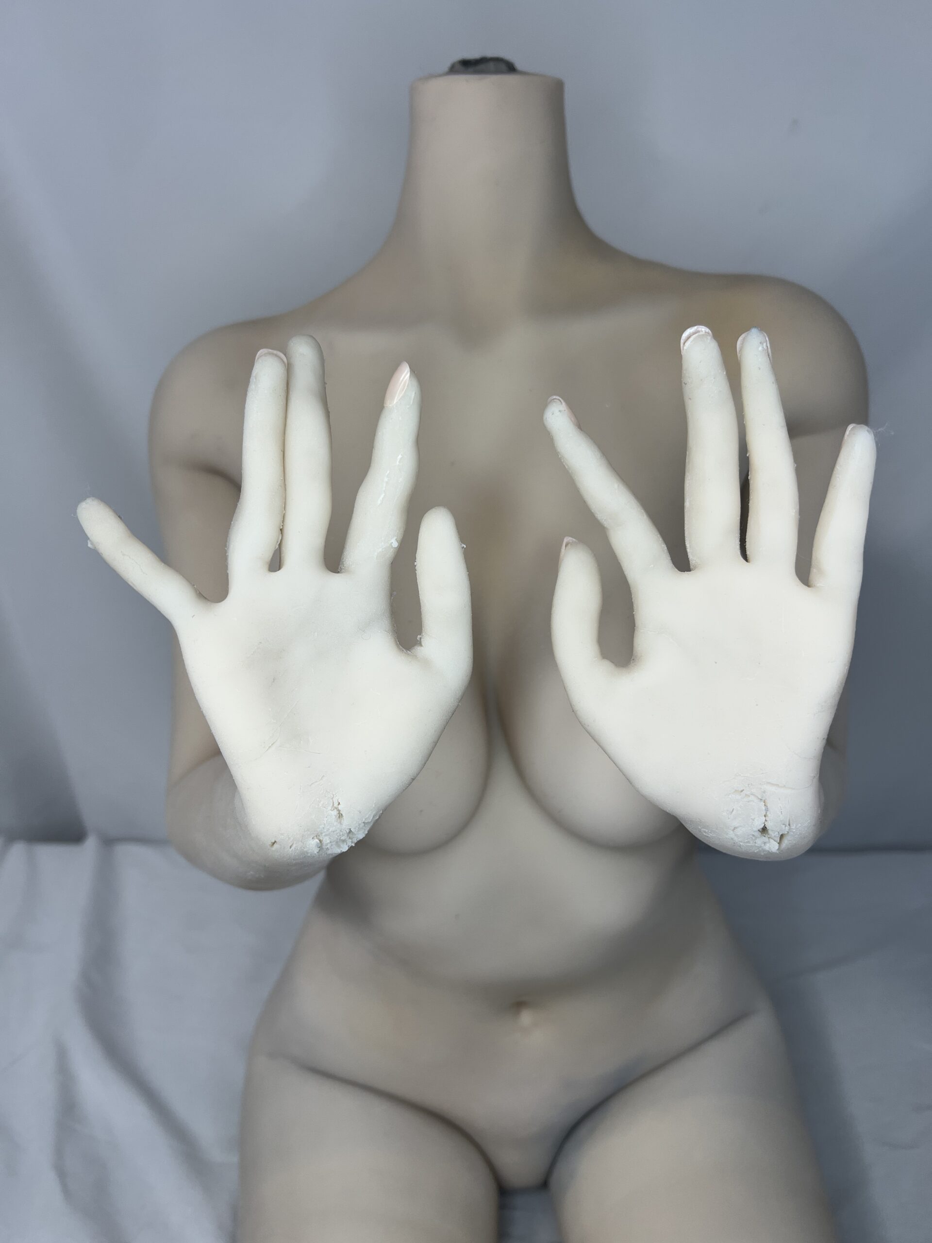 【中古】Realgirl #R45軟性シリコンヘッド+軽量化TPEボディ 口可動有 職人メイク ホール一体型 ゼリー胸 自立加工有 約148cm DF5455 - 画像 (15)